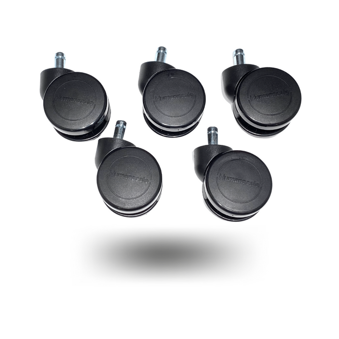 Humanscale Freedom Hard Casters: Set of 5